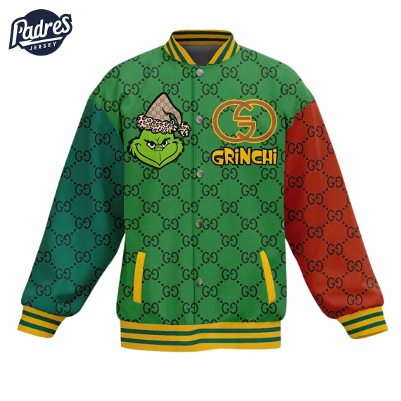 The Grinch GC Christmas Baseball Jacket HG Style