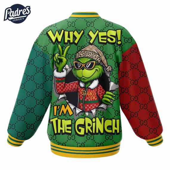 The Grinch GC Christmas Baseball Jacket HG Style