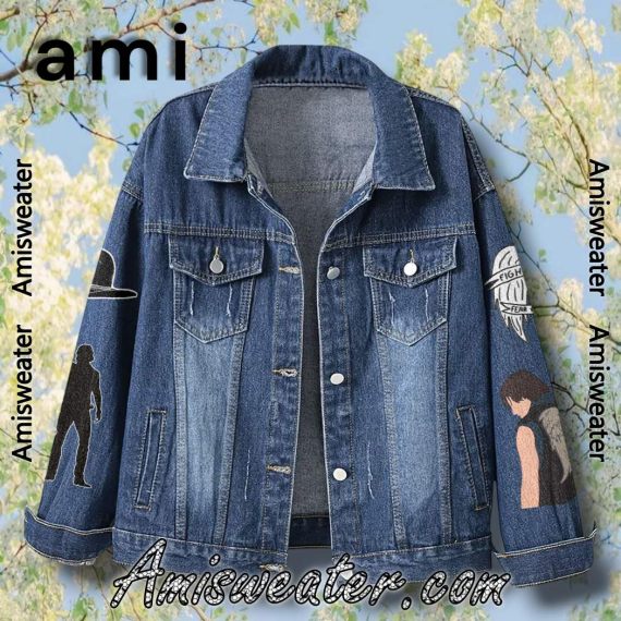 The Walking Dead Don’t Open Dead Inside Hooded Hoodless Or Hooded Denim Jacket HG