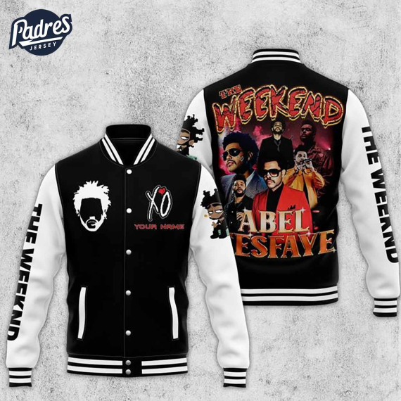 The Weeknd Abel Tesfaye Custom Baseball Jacket HG