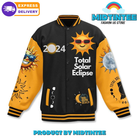 Total Solar Eclipse 2024 I Got Mooned Baseball Jacket or Bomber Jacket HG