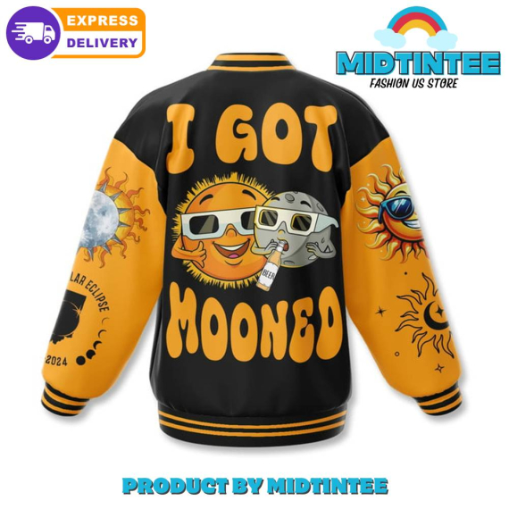 Total Solar Eclipse 2024 I Got Mooned Baseball Jacket or Bomber Jacket HG