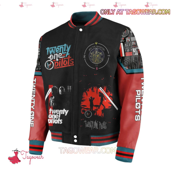 Twenty One Pilots When Everyone You Thought You Knew Deserts Your Fight I'll Go With You HFN Baseball Jacket
