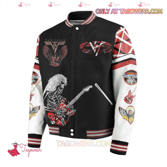 Van Halen I Get Up And Nothin' Gets Me Down HFN Baseball Jacket