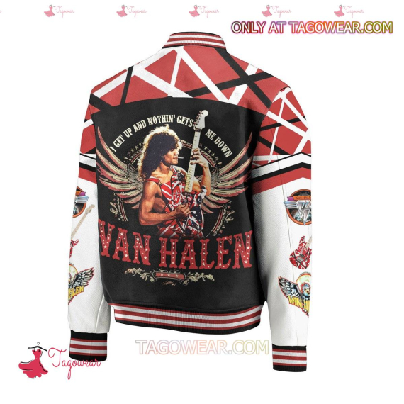 Van Halen I Get Up And Nothin' Gets Me Down HFN Baseball Jacket