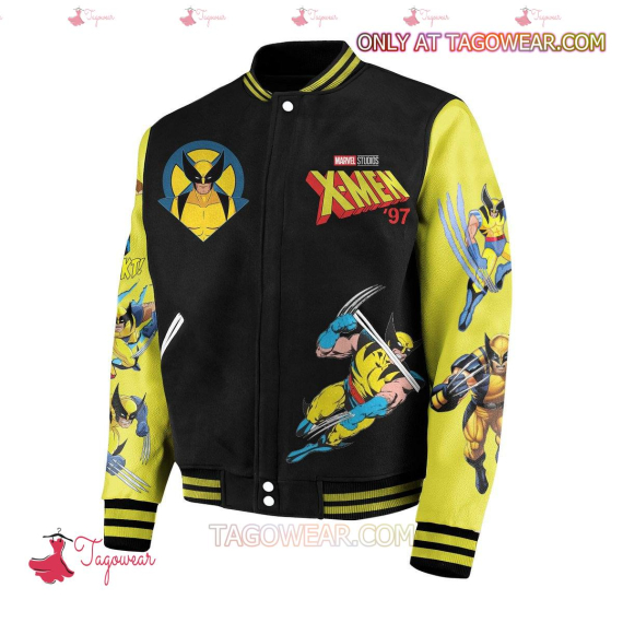 X-men '97 Wolverine HFN Baseball Jacket