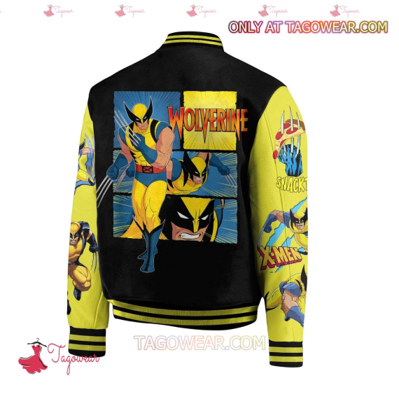 X-men '97 Wolverine HFN Baseball Jacket