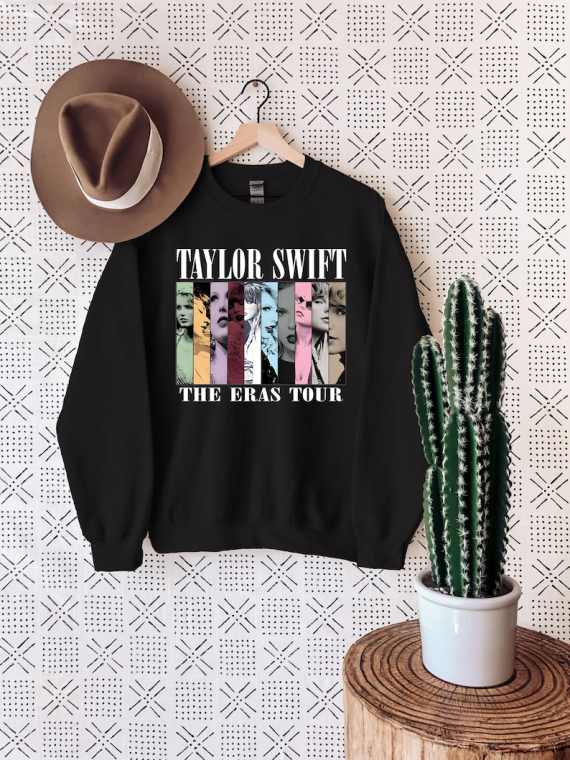Eras Tour Sweatshirt, Taylor Swift Sweatshirt, Taylor Swift Fan Hoodie HG Eras Tour Outfit, Midnights Concert Sweatshirt, Swiftie Fan Gift