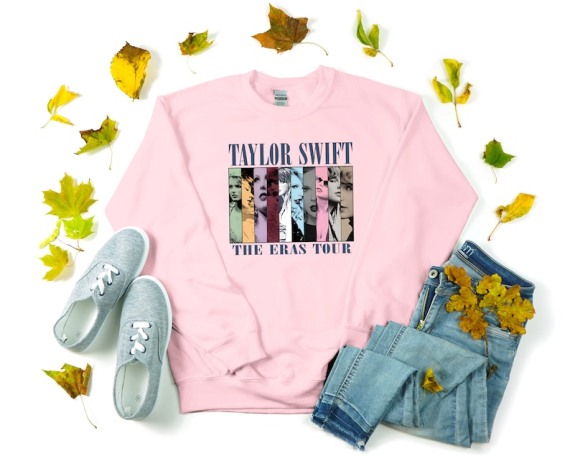 Eras Tour Sweatshirt, Taylor Swift Sweatshirt, Taylor Swift Fan Hoodie HG Eras Tour Outfit, Midnights Concert Sweatshirt, Swiftie Fan Gift