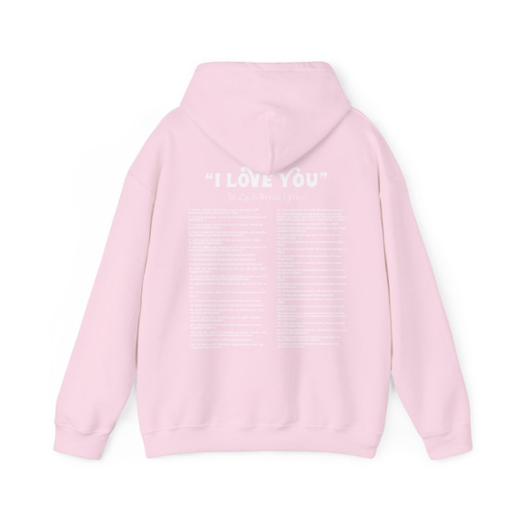 I Love You In Zach Bryan Lyrics Hoodie | Zach Bryan Hoodie | Country Music Shirt HG