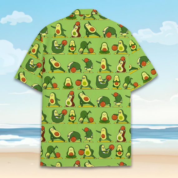Funny Avocado Gym Hawaiian Shirt Men Women Youth, Weightlifting Avocado Aloha Shirt
