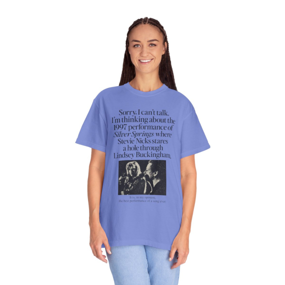 I'm Thinking About The 1997 Performance of Silver Springs Nicks and Buckingham , Fleetwood Mac Gildan Or Comfort Colorts T-shirt Hoodie Or Sweatshirt HG