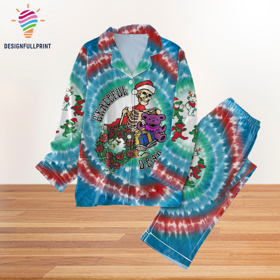 Grateful Dead Merry X Mas Pyjama Pajamas Set NVA