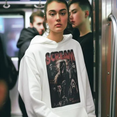 Scream Vintage 90s Graphic T-Shirt  Ghostface Horror Movies Sweatshirt  Ghost Face Classic Retro Tees Gift LN