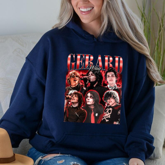 Gerard Way Vintage Ver 2 Tshirt Sweatshirt Hoodie My Chemical Romance Shirt Mother Day Gifts LN
