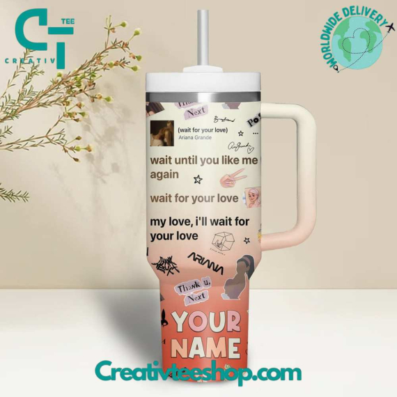 Ariana Grande 30oz or 40oz Tumbler With Handle HG Custom