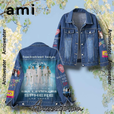 Backstreet Boys Into The Millennium Las Vegas  Hooded Hoodless Or Hooded Denim Jacket HG