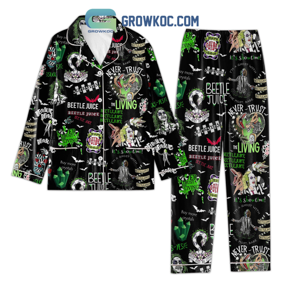 Beetlejuice I'll Be Yout Guide To The Other Side Pajamas Set NVA