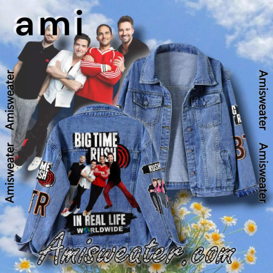 Big Time Rush In Real Life Worldwide  Hooded Hoodless Or Hooded Denim Jacket HG