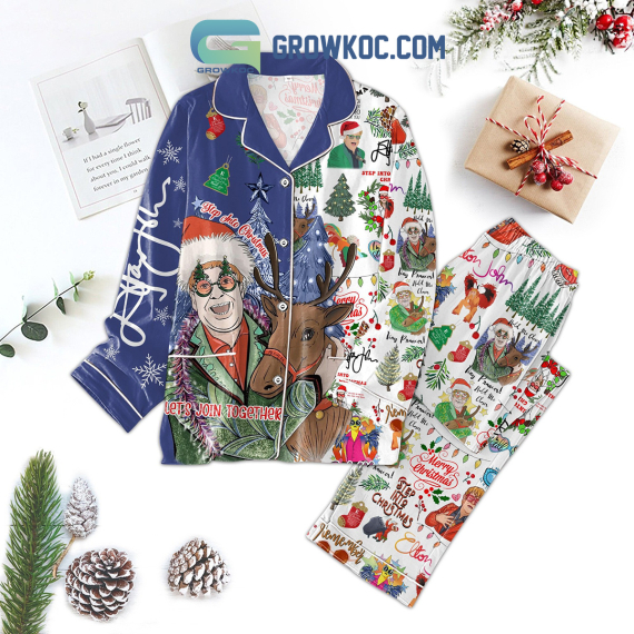 Elton John Rocket Man Merry Christmas Family Matching Pajamas Set Christmas Gifts HG