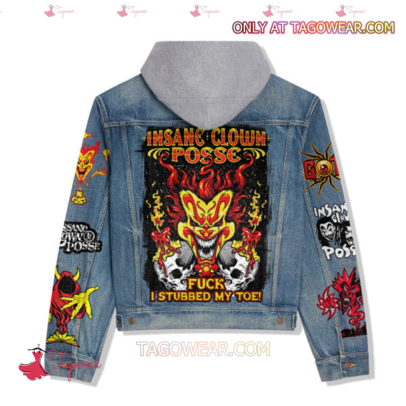 Insane Clown Posse I Stubbed My Toe Jean Hooded Hoodless Or Hooded Denim Jacket HG