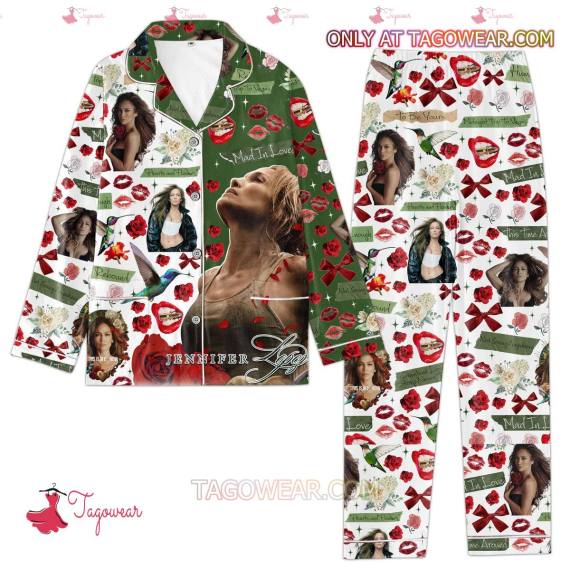Jennifer Lopez Mad In Love Women Pajamas Set HFN Family Matching Shirt