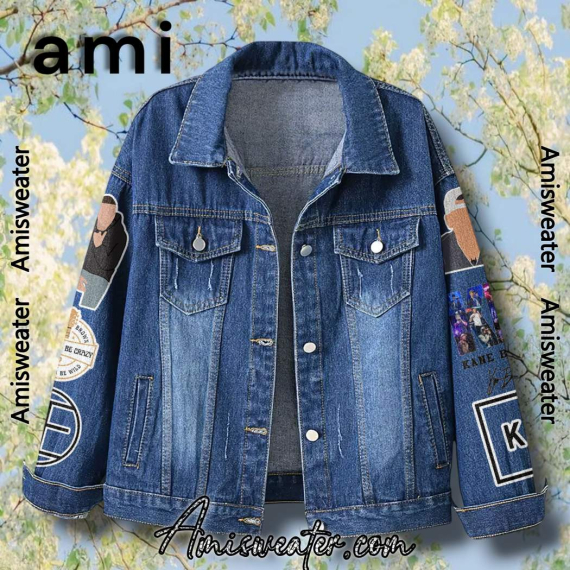 Kane Brown The High Road  Hooded Hoodless Or Hooded Denim Jacket HG