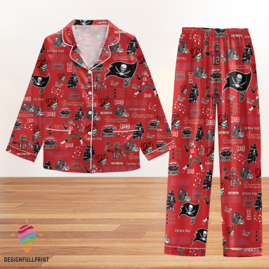 Tampa Bay Buccaneers Football Pyjama Pajamas Set NVA