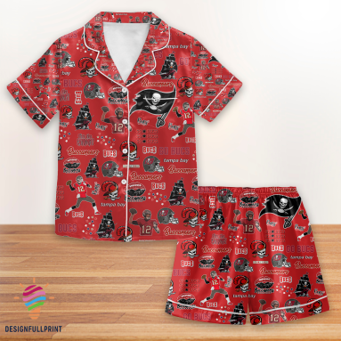 Tampa Bay Buccaneers Football Pyjama Pajamas Set NVA