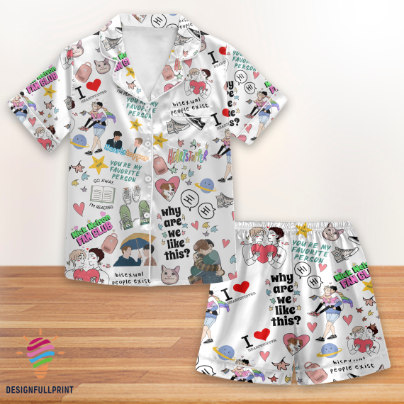 Heartstopper You're My Favorite Person Pyjama Pajamas Set NVA