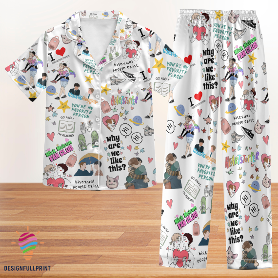 Heartstopper You're My Favorite Person Pyjama Pajamas Set NVA