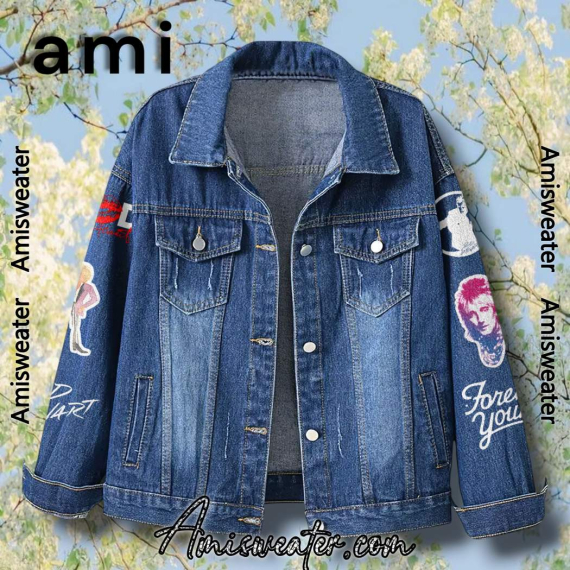 One Last Time Rod Stewart 2025 Tour  Hooded Hoodless Or Hooded Denim Jacket HG