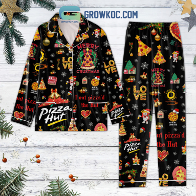 Pizza Hut Merry Crustmas Pyjama Pajamas Set NVA