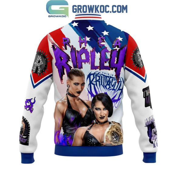 Rhea Ripley WWE I'm Your Mami Baseball Jacket NVA Varsity Jacket Unisex Jacket