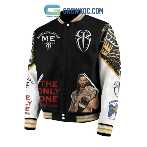 Roman Reigns Tribal The Only One Baseball Jacket Bomber Jacket NVA Varsity Jacket For Aldult Kid