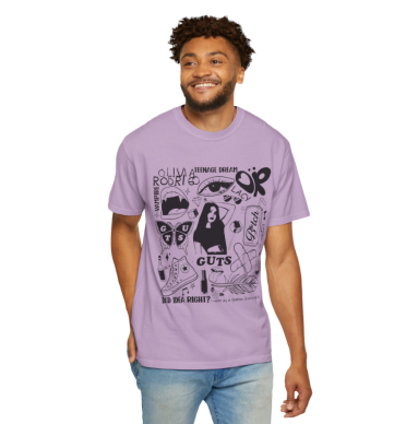Olivia Rodrigo Guts World Tour 2024 Album Gildan Or Comfort Colorts T-shirt Hoodie Or Sweatshirt HG