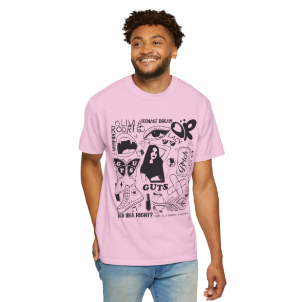 Olivia Rodrigo Guts World Tour 2024 Album Gildan Or Comfort Colorts T-shirt Hoodie Or Sweatshirt HG