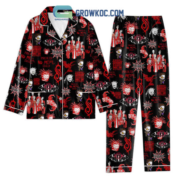 Slipknot Proud Nu Metal Dad Pyjama Pajamas Set NVA