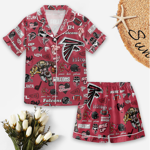 Falcons Mascot Rise Up My Falcons Pyjama Pajamas Set NVA