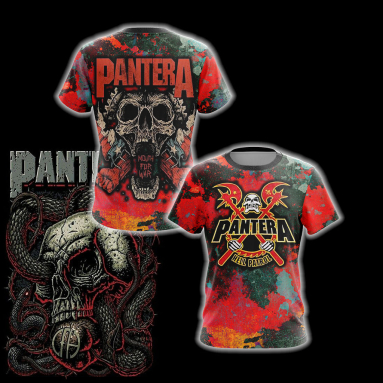 Pantera Unisex 3D Printed T-shirt Hoodie Zipper Hoodie, Aldult Kid Gift Shirt NVA
