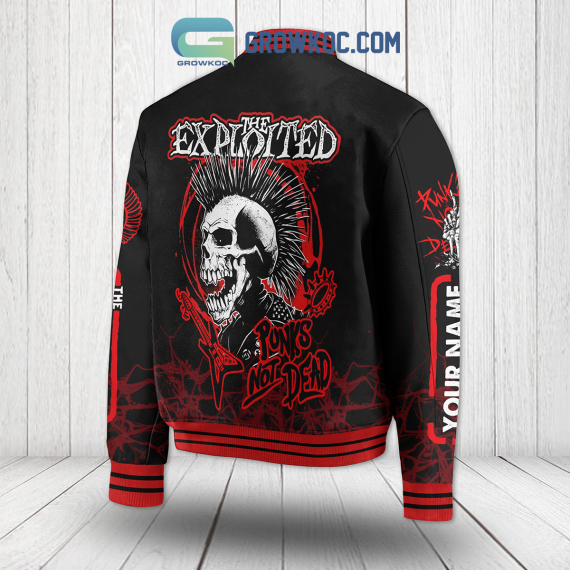 The Exploited Rock Band Personalized Baseball Jacket Bomber Jacket NVA Varsity Jacket For Aldult Kid
