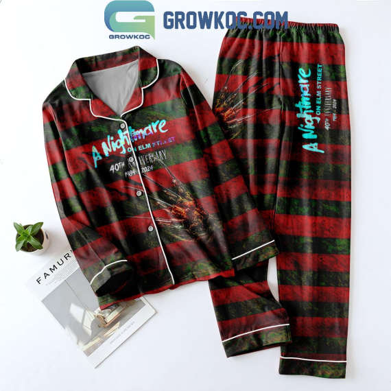 The Nightmare On Elm's Street Freddy Krueger Halloween Comfortable Pyjama Pajamas Set NVA