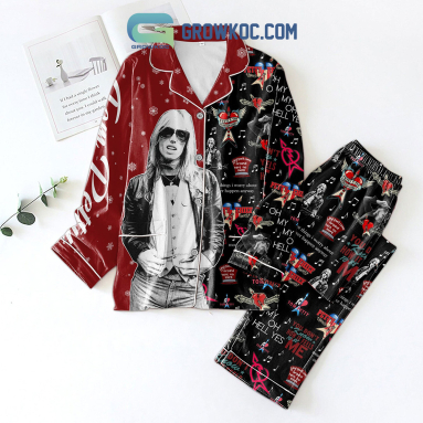 Tom Petty Heartbreakers Most Things I Worry About Never Happen Anyway Pajamas Set NVA
