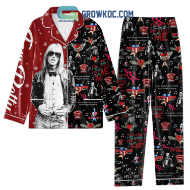 Tom Petty Heartbreakers Most Things I Worry About Never Happen Anyway Pajamas Set NVA