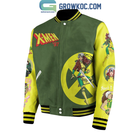 X-Men '97 Rogue Anna Marie Fan Baseball Jacket NVA Varsity Jacket Unisex Jacket