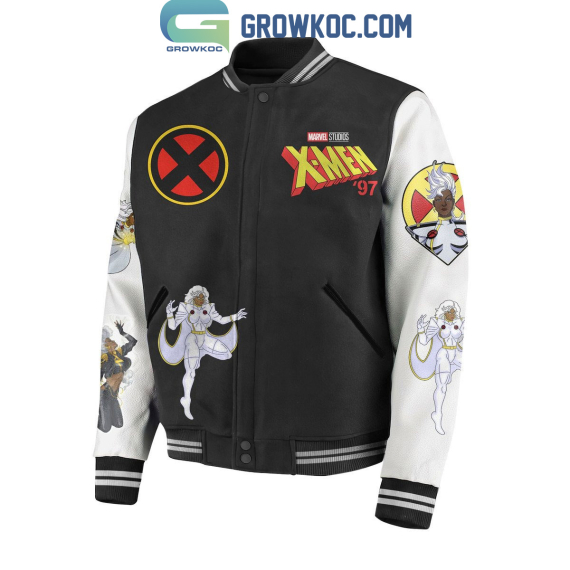 X-Men '97 Storm Ororo Munroe Fan Baseball Jacket NVA Varsity Jacket Unisex Jacket