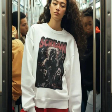 Scream Vintage 90s Graphic T-Shirt  Ghostface Horror Movies Sweatshirt  Ghost Face Classic Retro Tees Gift LN