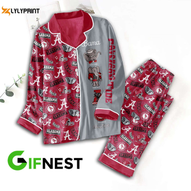Stylish Alabama Crimson Tide Football Pajamas Set Perfect Women s Christmas Gift NVA