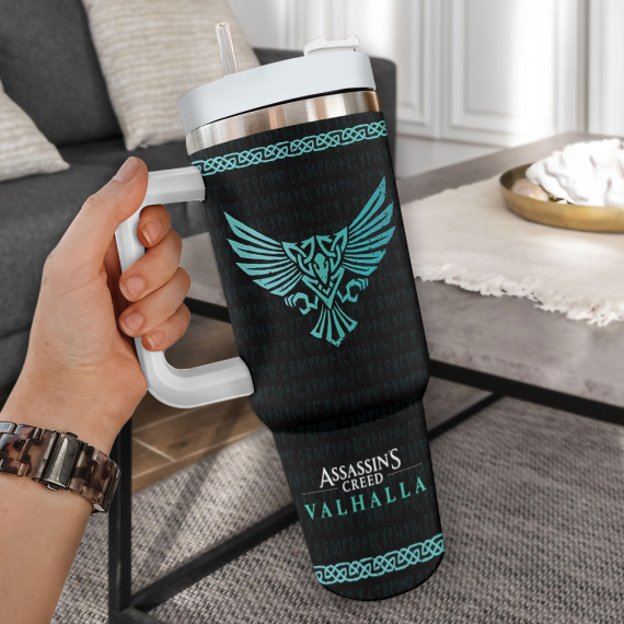 Assassins Creed Games Custom  Quencher 40oz Stainless Steel Tumbler HG With Handle