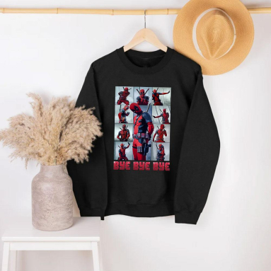 Marvel DeadPool Dancing Bye Bye Bye Unisex T- Marvel Fan Gift Comfort Colors Or Gildan Hoodie Tshirt, Hoodie, Sweatshirt HG